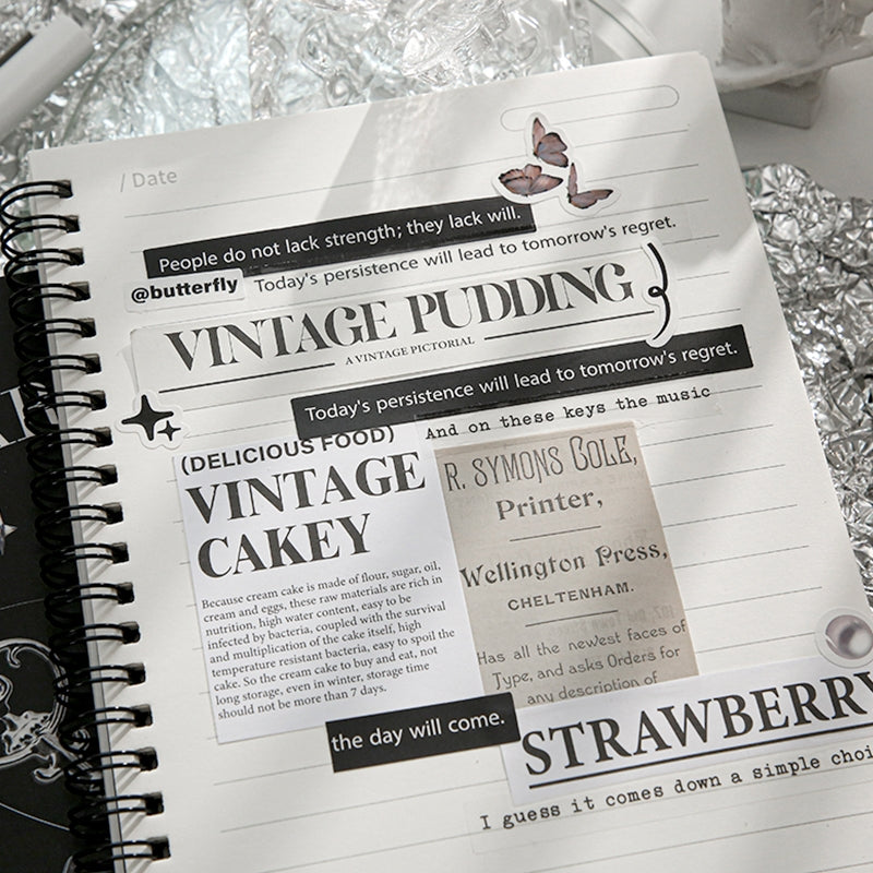 Vintage Coil-Bound Journal Notebook with Butterflies and Hearts b3