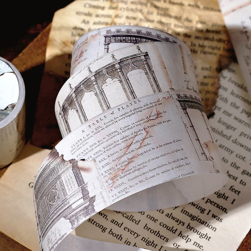 Vintage Collection Series Old Newspaper Manuscripts Washi Tape c