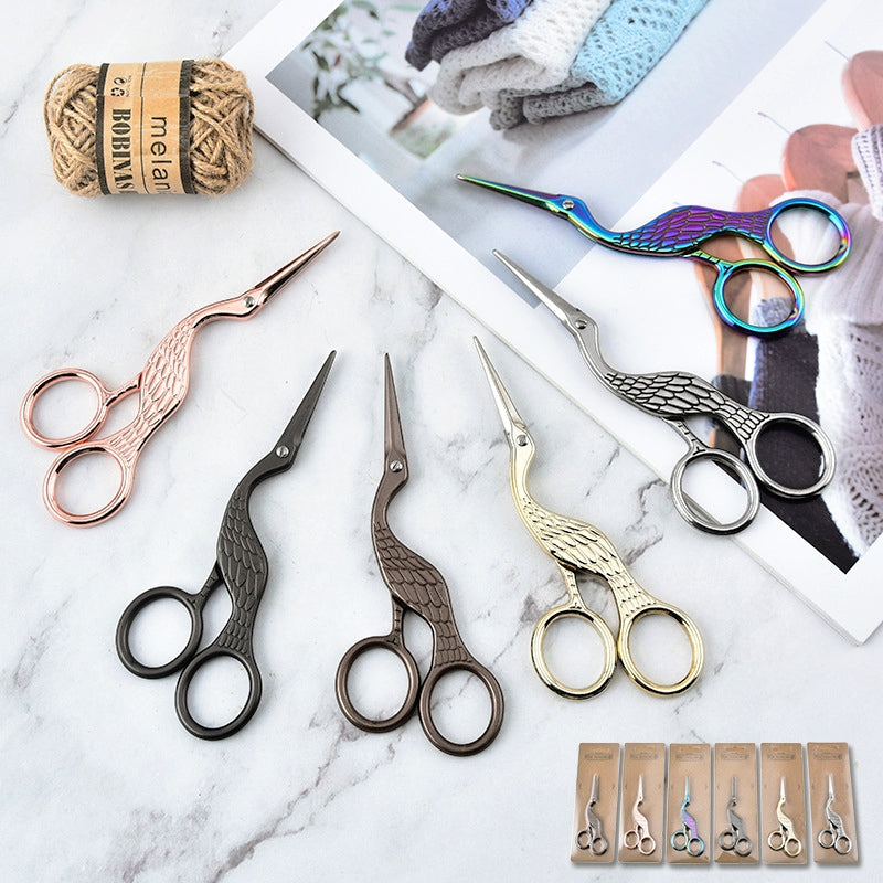 Vintage Crane Scissors | Exquisite Craftsmanship & Sharp Blades