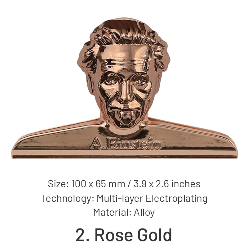 Vintage Einstein Metal Clips sku-2