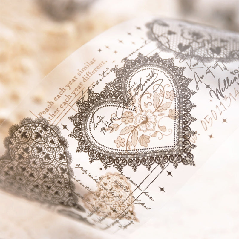 Vintage Lace Collage PET Tape c