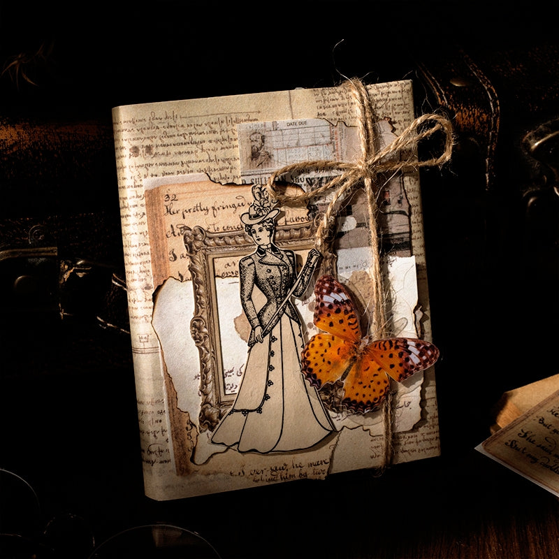 Vintage Large-sized Literary Material Background Paper b