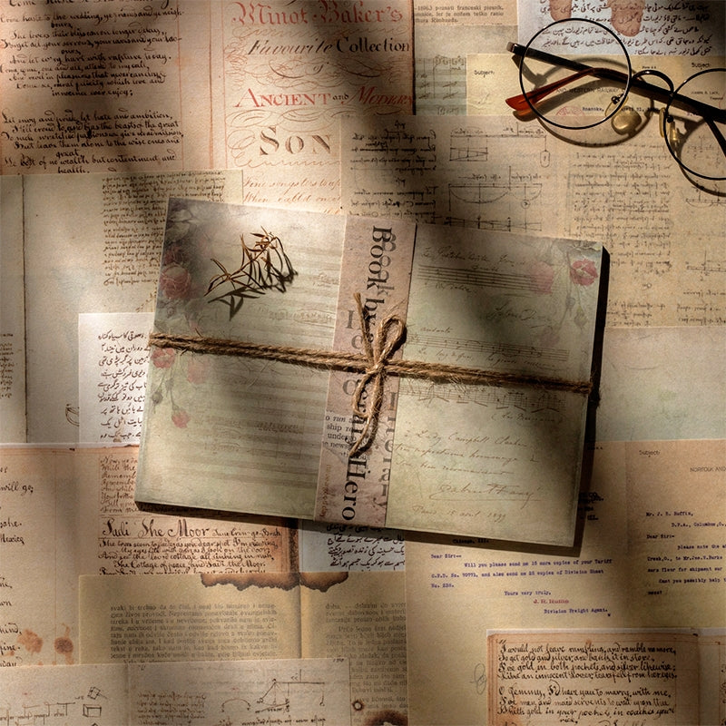 Vintage Large-sized Literary Material Background Paper b2