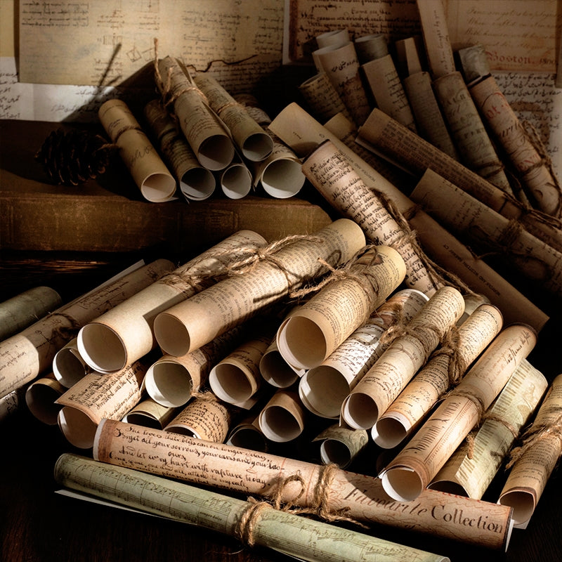 Vintage Large-sized Literary Material Background Paper b5