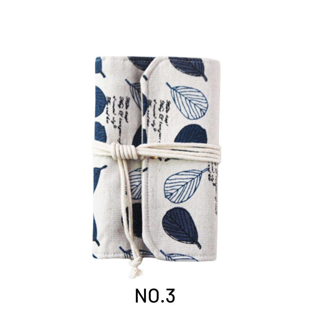 Vintage Linen Cloth Loose-Leaf Journal Notebook 43