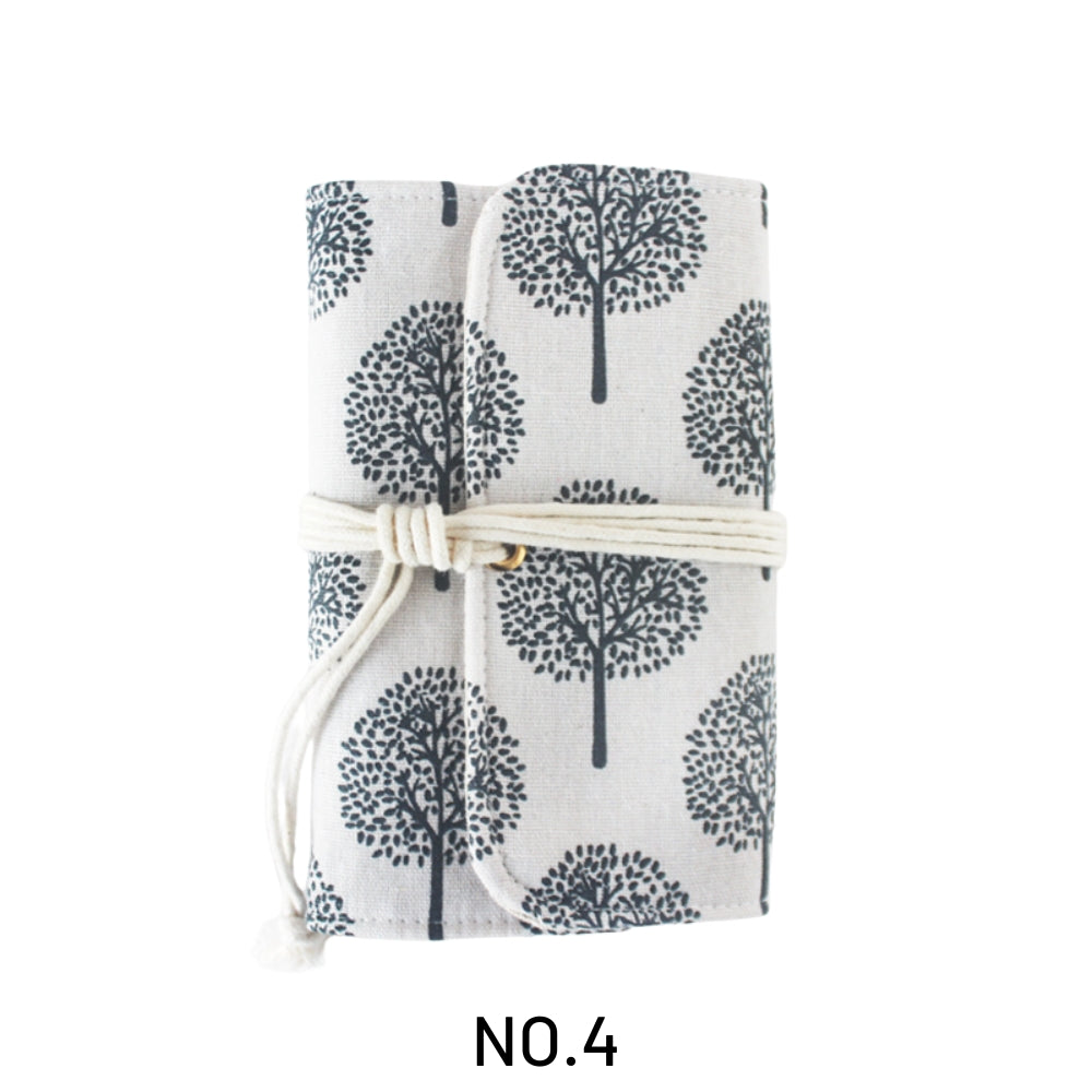 Vintage Linen Cloth Loose-Leaf Journal Notebook 44