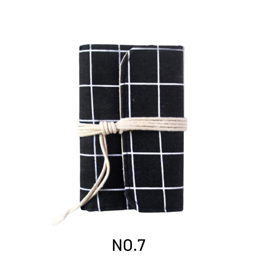 Vintage Linen Cloth Loose-Leaf Journal Notebook 47