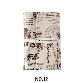 Vintage Linen Cloth Loose-Leaf Journal Notebook 52