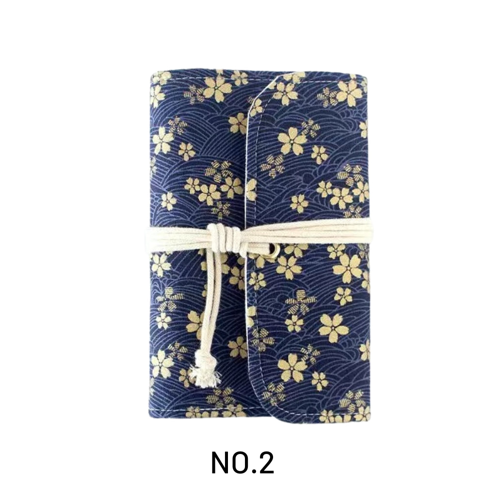 Vintage Linen Cloth Loose-Leaf Journal Notebook 53