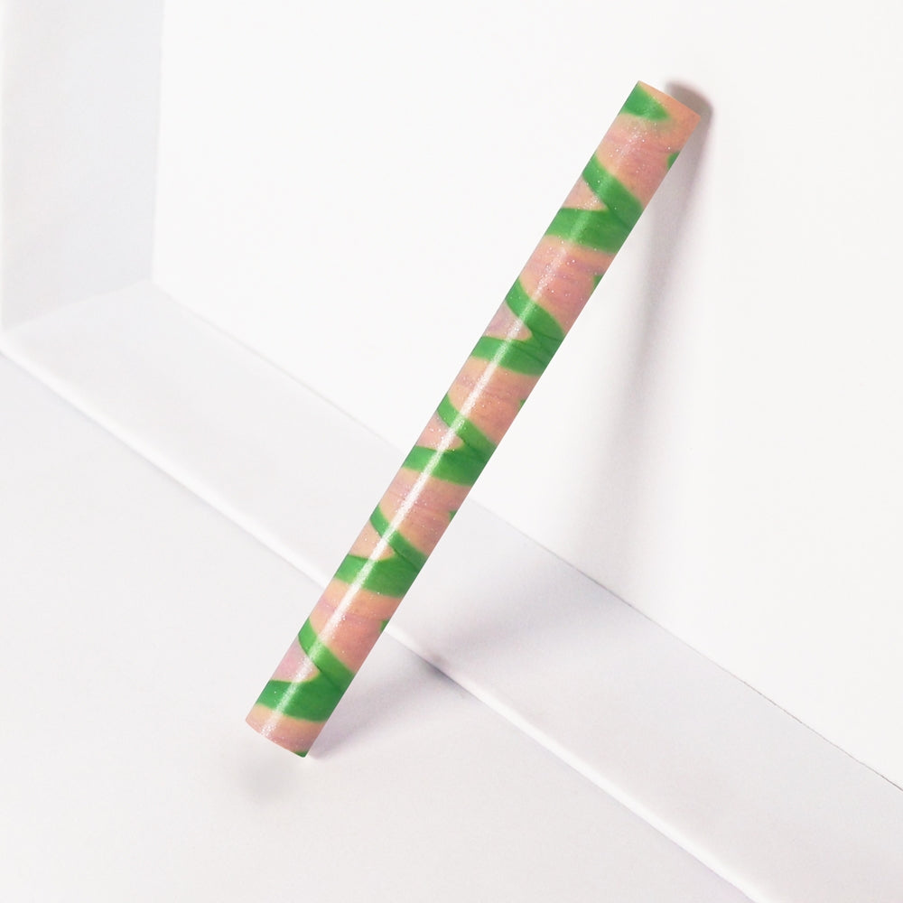 Vintage Lolipop Mixed Color Glue Gun Wax Sticks - Green Coral 1