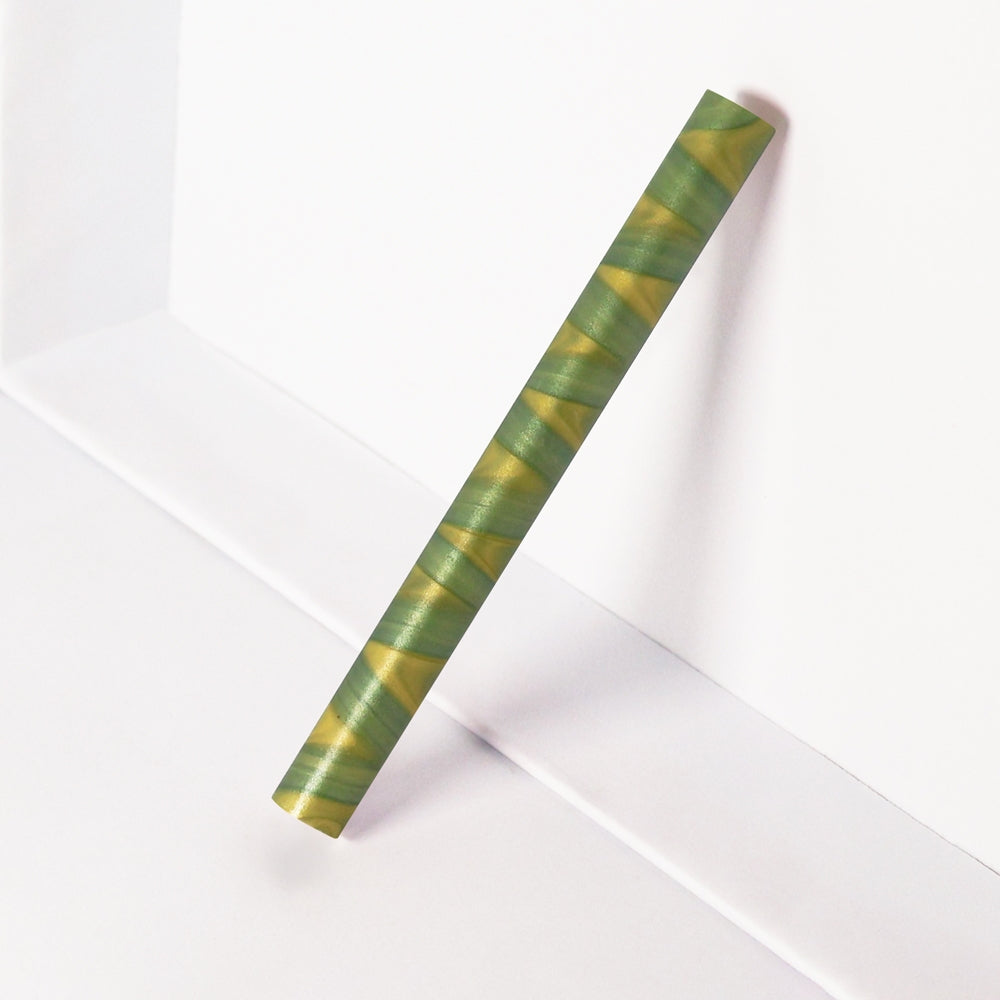 Vintage Lolipop Mixed Color Glue Gun Wax Sticks - Green Yellow 1