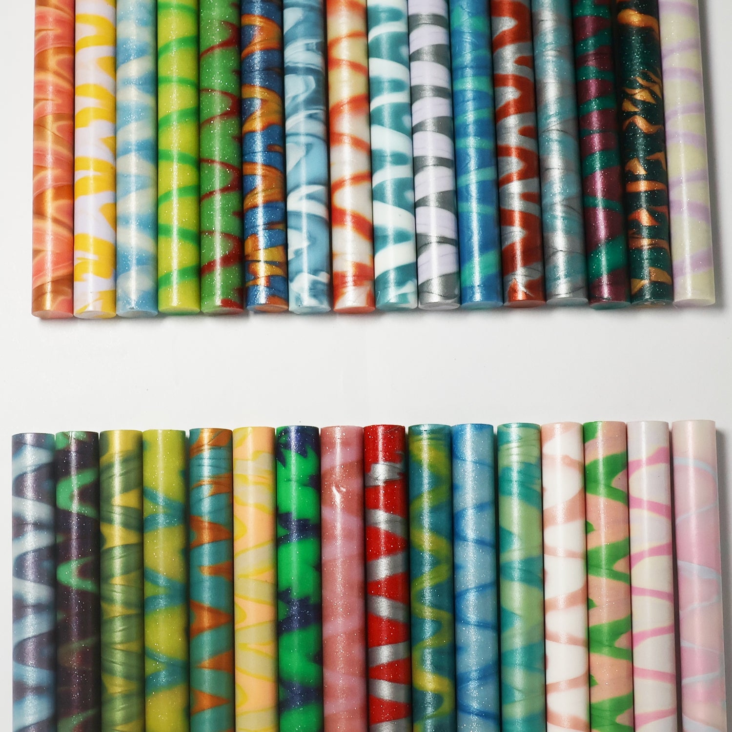 Vintage Lolipop Mixed Color Glue Gun Wax Sticks2