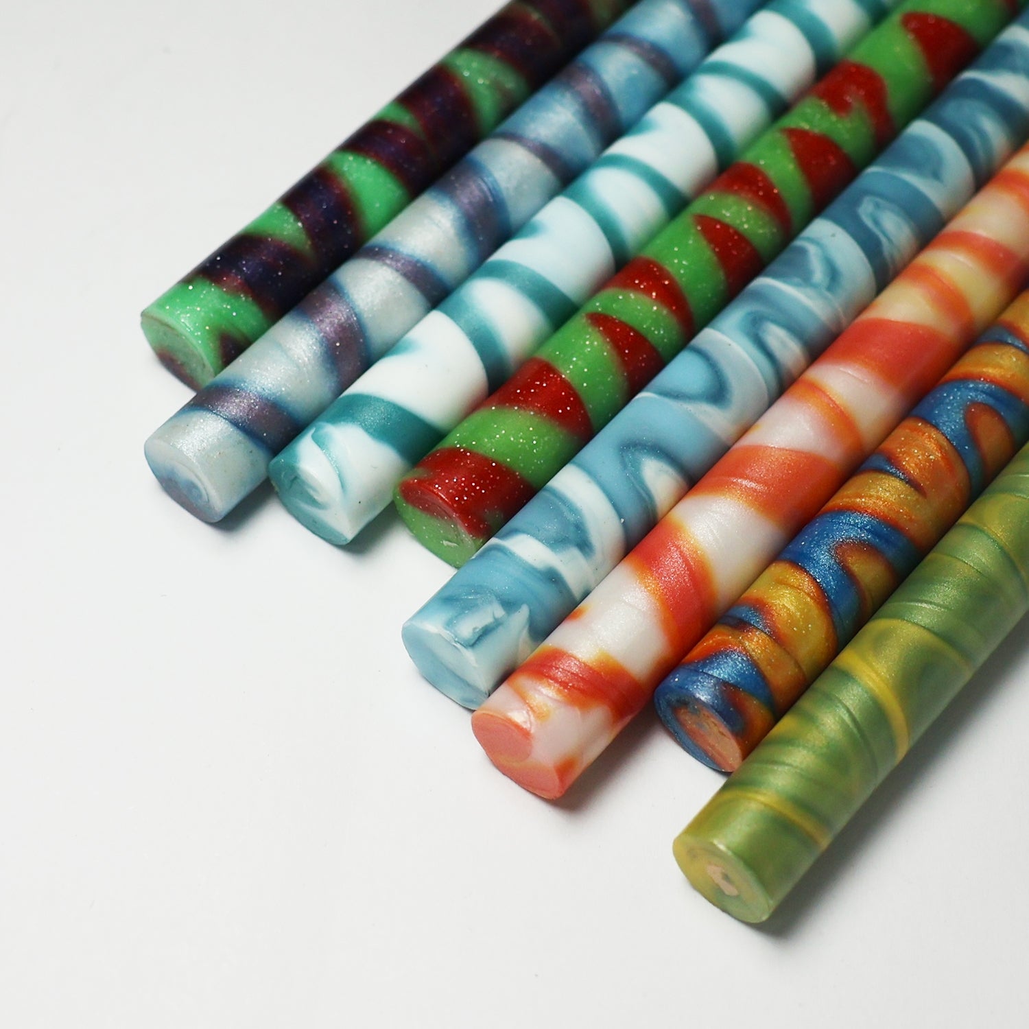 Vintage Mixed Color Glue Gun Wax Sticks - 23 Colors for Artistic Journals &  Crafts