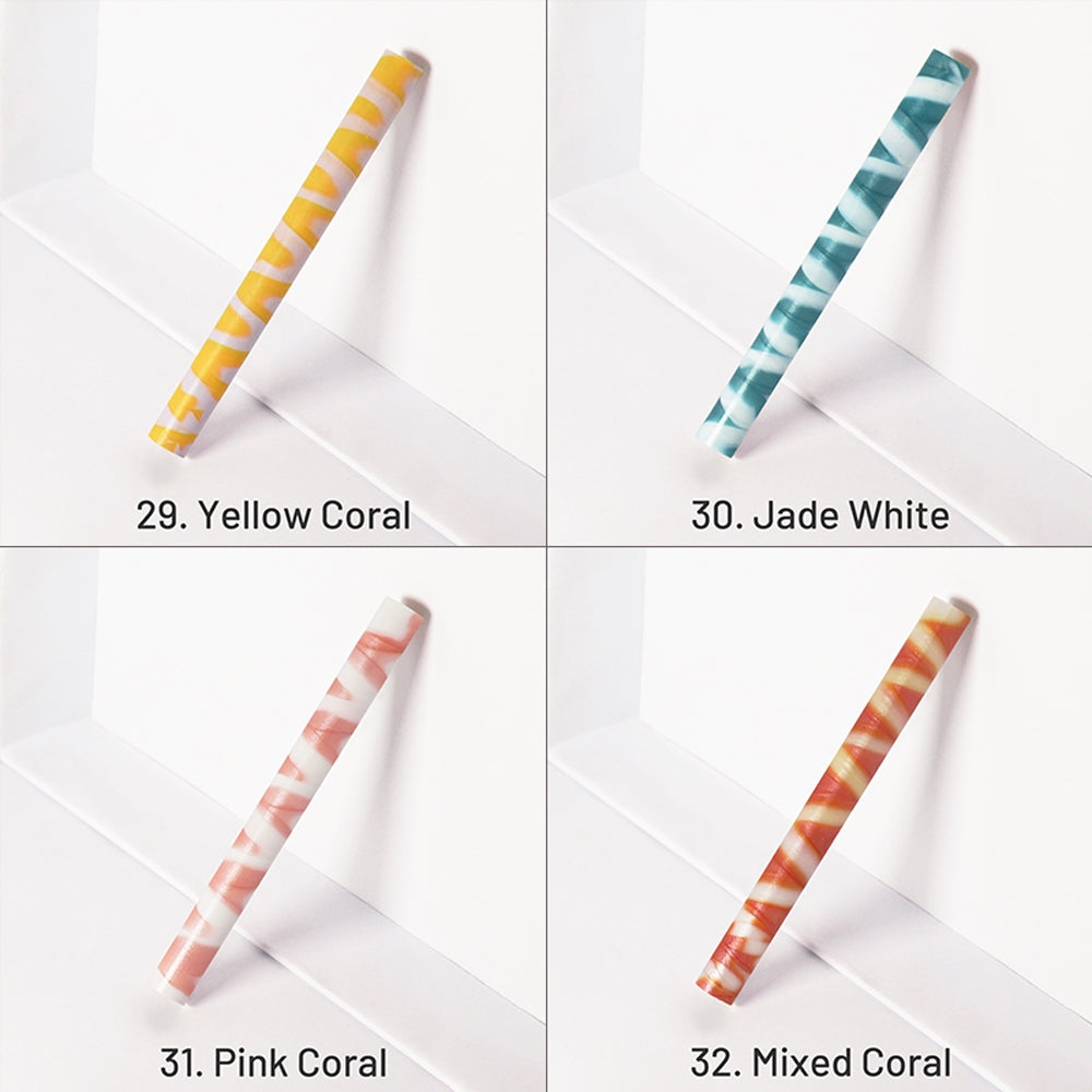 Vintage Mixed Color Glue Gun Wax Sticks - 23 Colors for Artistic Journals &  Crafts
