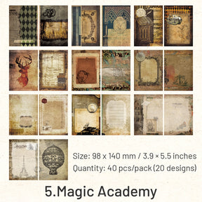 Vintage Magic Theme Double-sided Decorative Paper sku-5