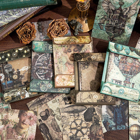 Vintage Medieval Dual Material Decorative Paper a