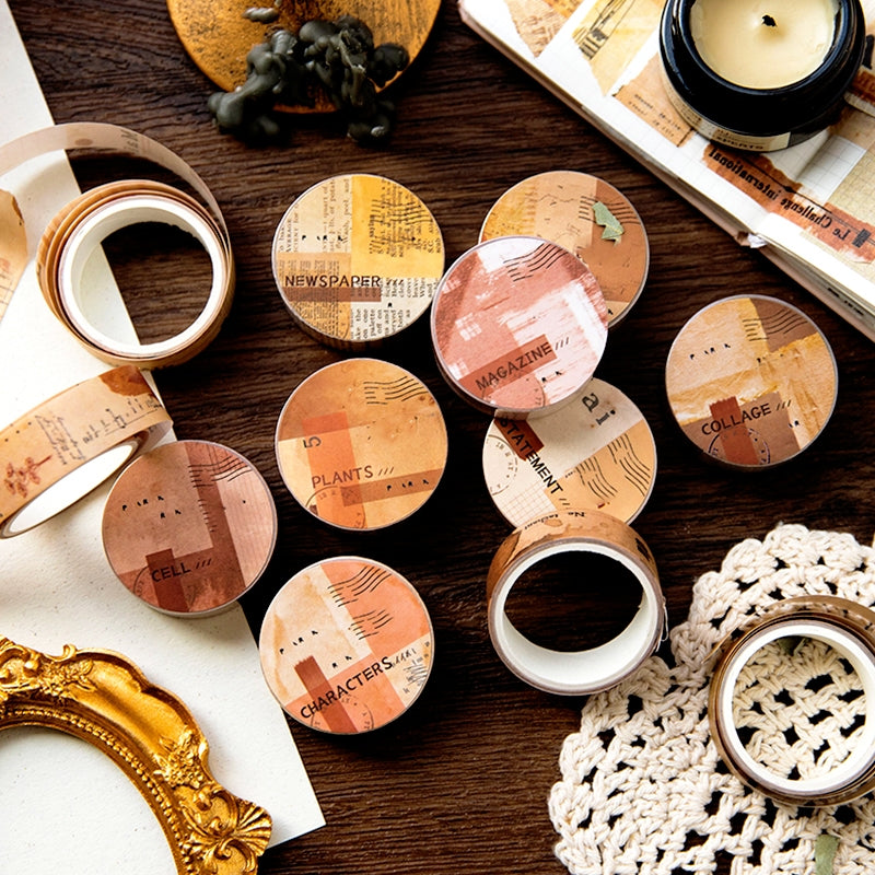 Vintage Newspaper and Map Washi Tape a