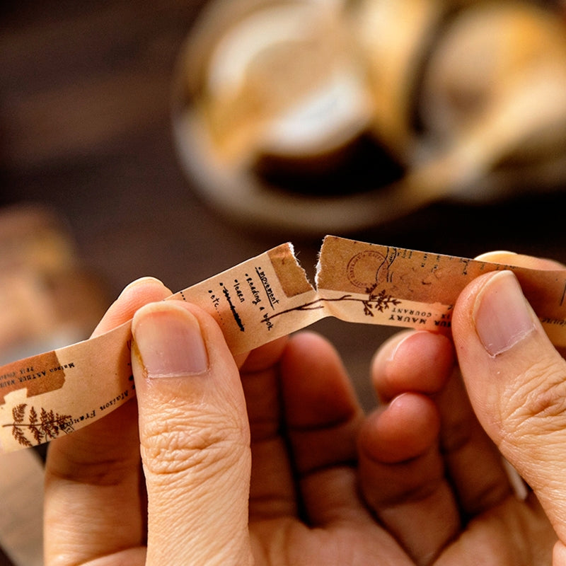 Vintage Newspaper and Map Washi Tape c