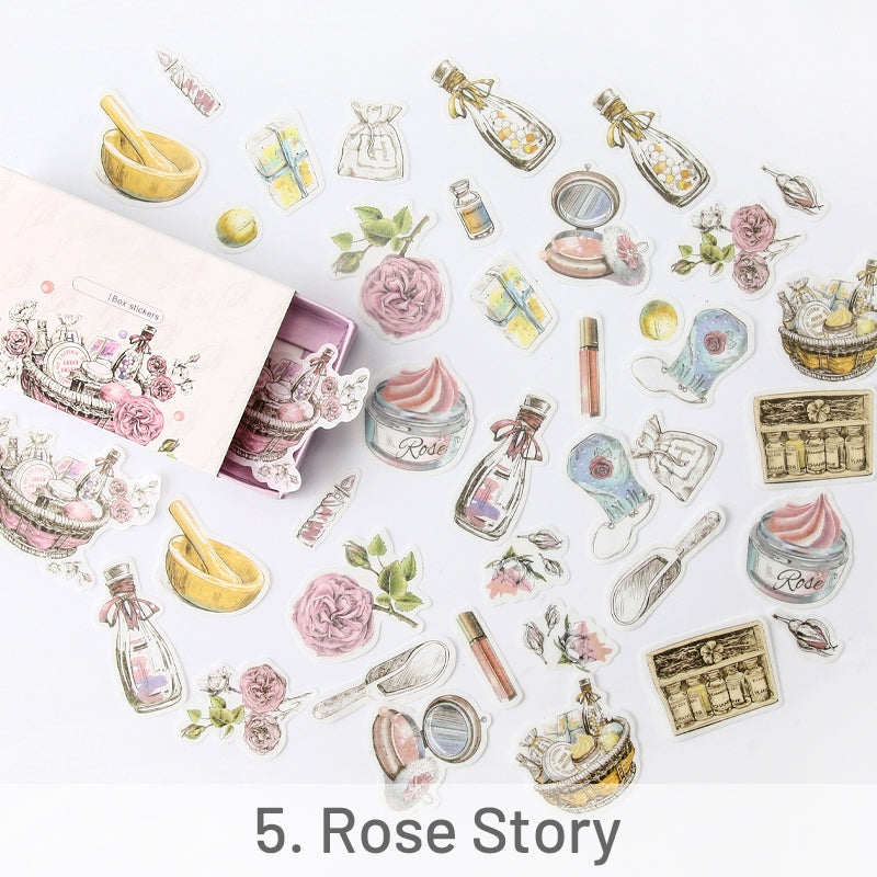 Vintage Plant Boxed Washi Sticker 5