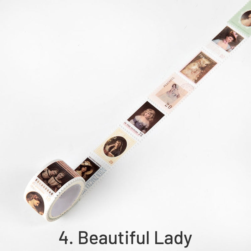 Vintage Post Office Stamp Stickers Washi Tape  sku-4