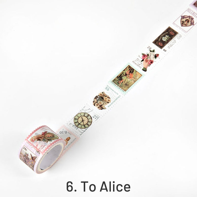 Vintage Post Office Stamp Stickers Washi Tape  sku-6