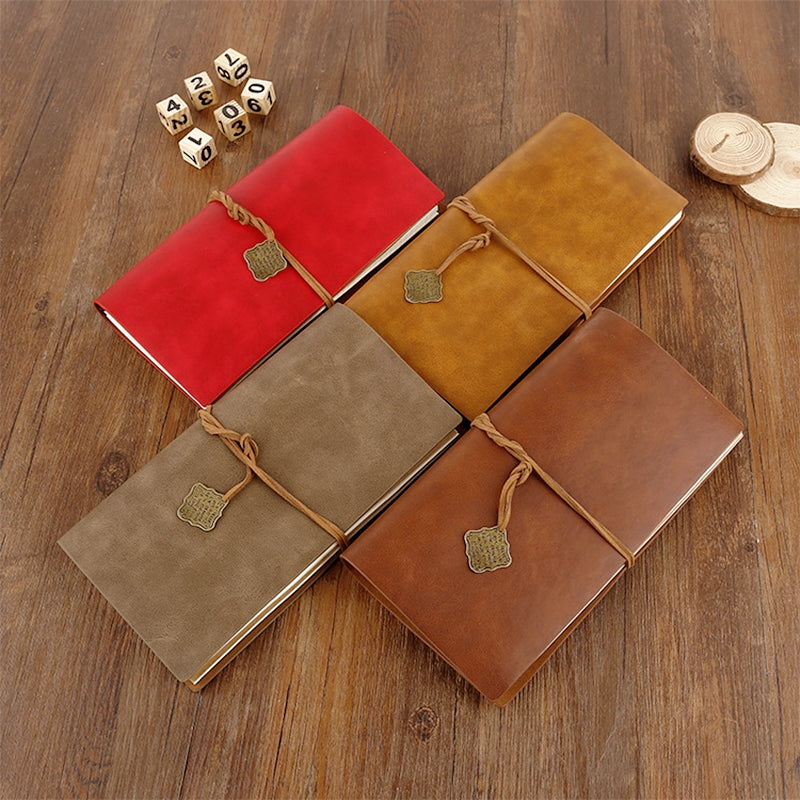 Vintage PU Leather String Tie Journal a