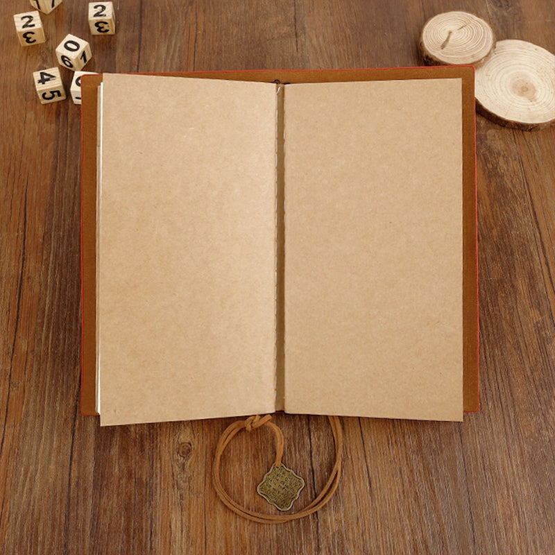 Vintage PU Leather String Tie Journal b