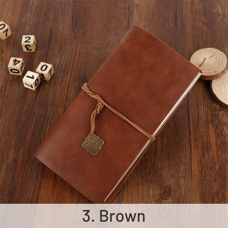 Vintage PU Leather String Tie Journal sku-3