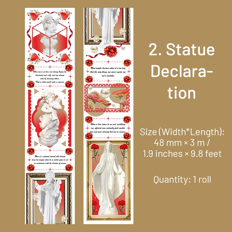 Vintage Retrospective Series Sculpture Figures PET Tape sku-2