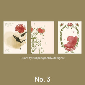 Vintage Romantic Rose Note Pad sku-3