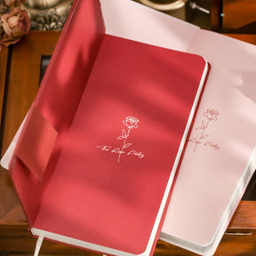 Vintage Rose Journal Notebook b5
