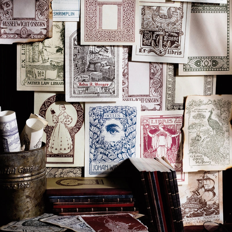 Vintage Themed Scrapbook Paper b3