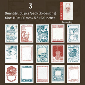 Vintage Themed Scrapbook Paper sku-3
