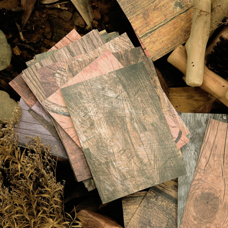 Vintage Wood Grain Paper for Scrapbooking | Stamprints