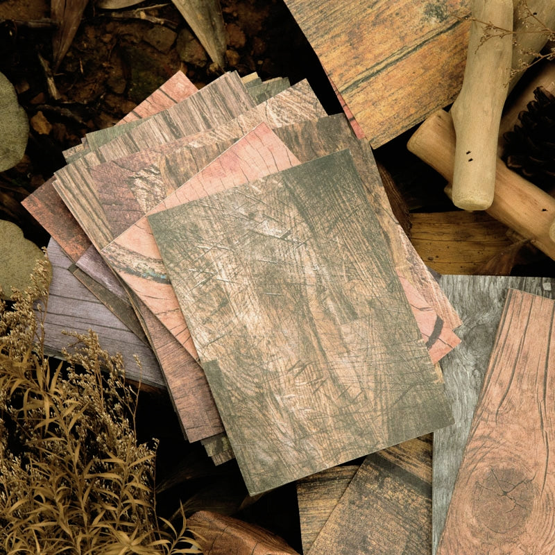 Vintage Wood Grain Scrapbook Paper a2