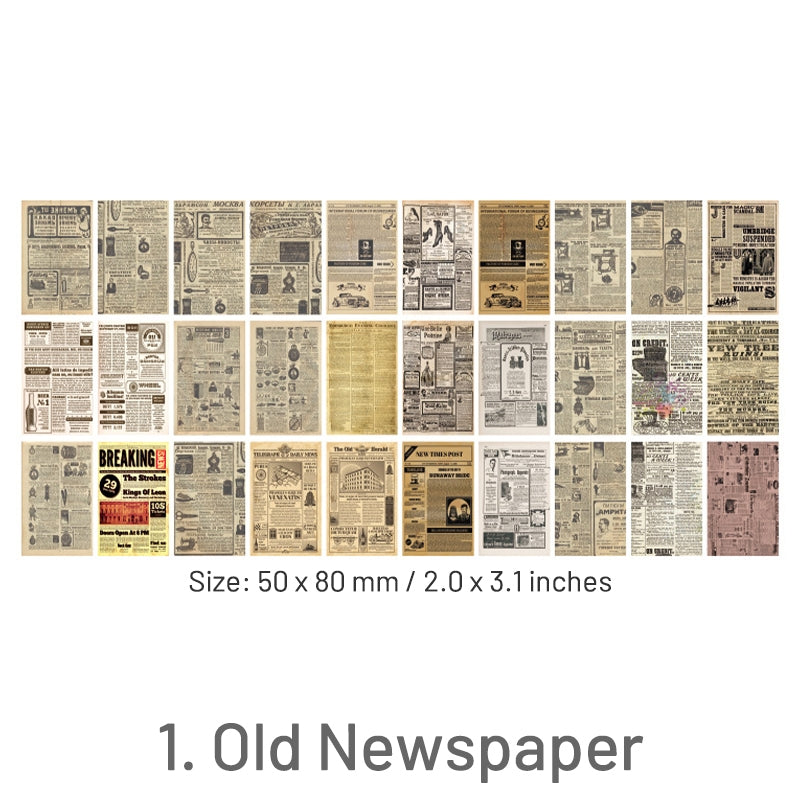 Past Journal Paper Vintage Writing Journal Paper Book | Classic Stationery by Stamprints