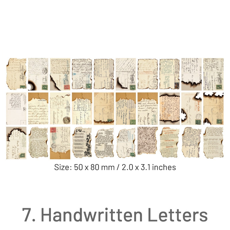 Past Journal Paper Vintage Writing Journal Paper Book | Classic Stationery by Stamprints