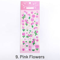 9. Fleurs roses