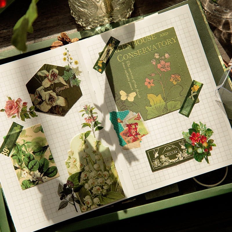 Mushroom and Forest Retro Art DIY Journal Gift Set2