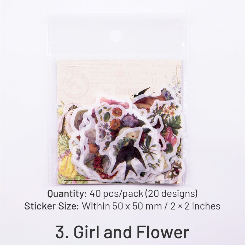 Washi Decorative Stickers - Christmas, Flower, Alice, Angel, Girl sku-3
