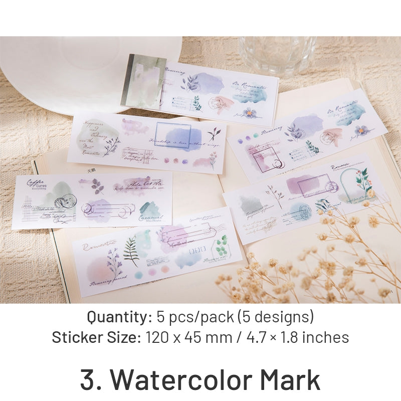 Watercolor Wash Vinyl Stickers sku-3