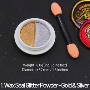 Wax Seal Coloring Decoration Glitter Powder Sequins sku-1