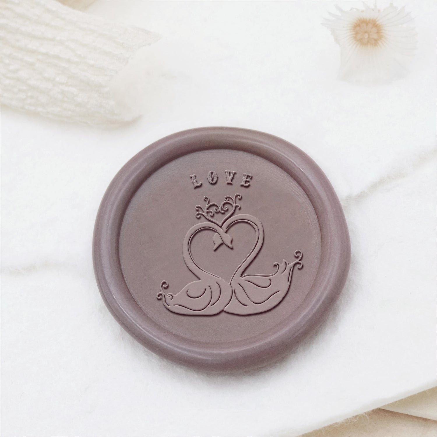 Wedding Celebration Swans Wax Seal Stamp 2