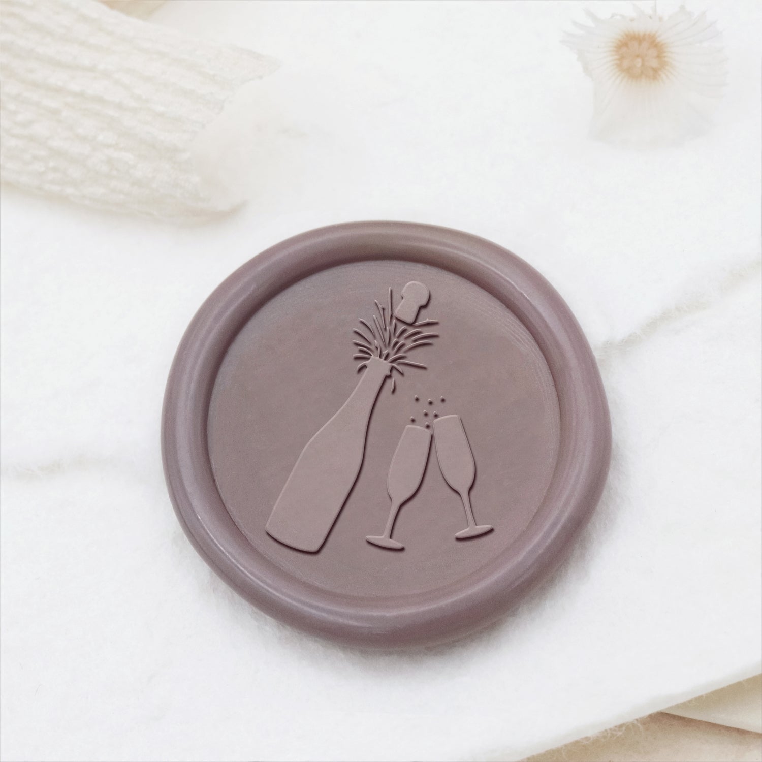 Wedding Celebration Champagne Wax Seal Stamp 2