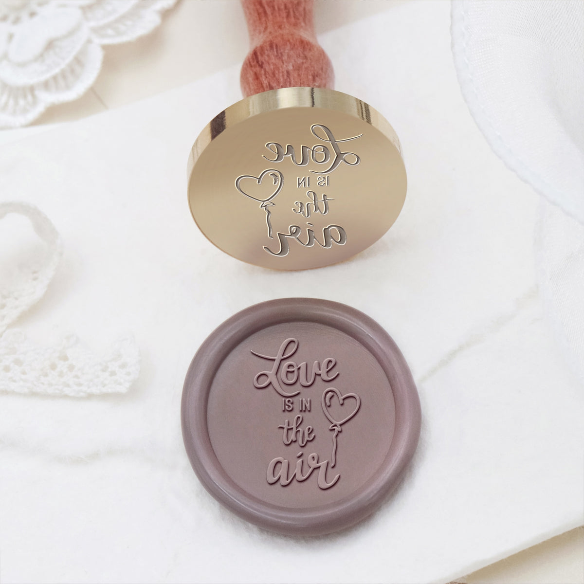 Wedding Invitation & Announcement Wax Seal Stamp - Style 21 21