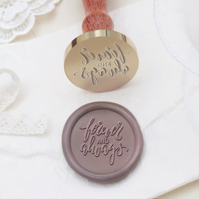 Wedding Invitation & Announcement Wax Seal Stamp - Style 24 24