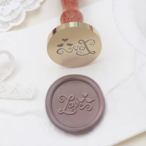 Wedding Invitation & Announcement Wax Seal Stamp - Style 4 4