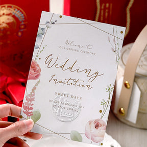 Wedding-themed Embosser Usage on Invitations - Stamprints