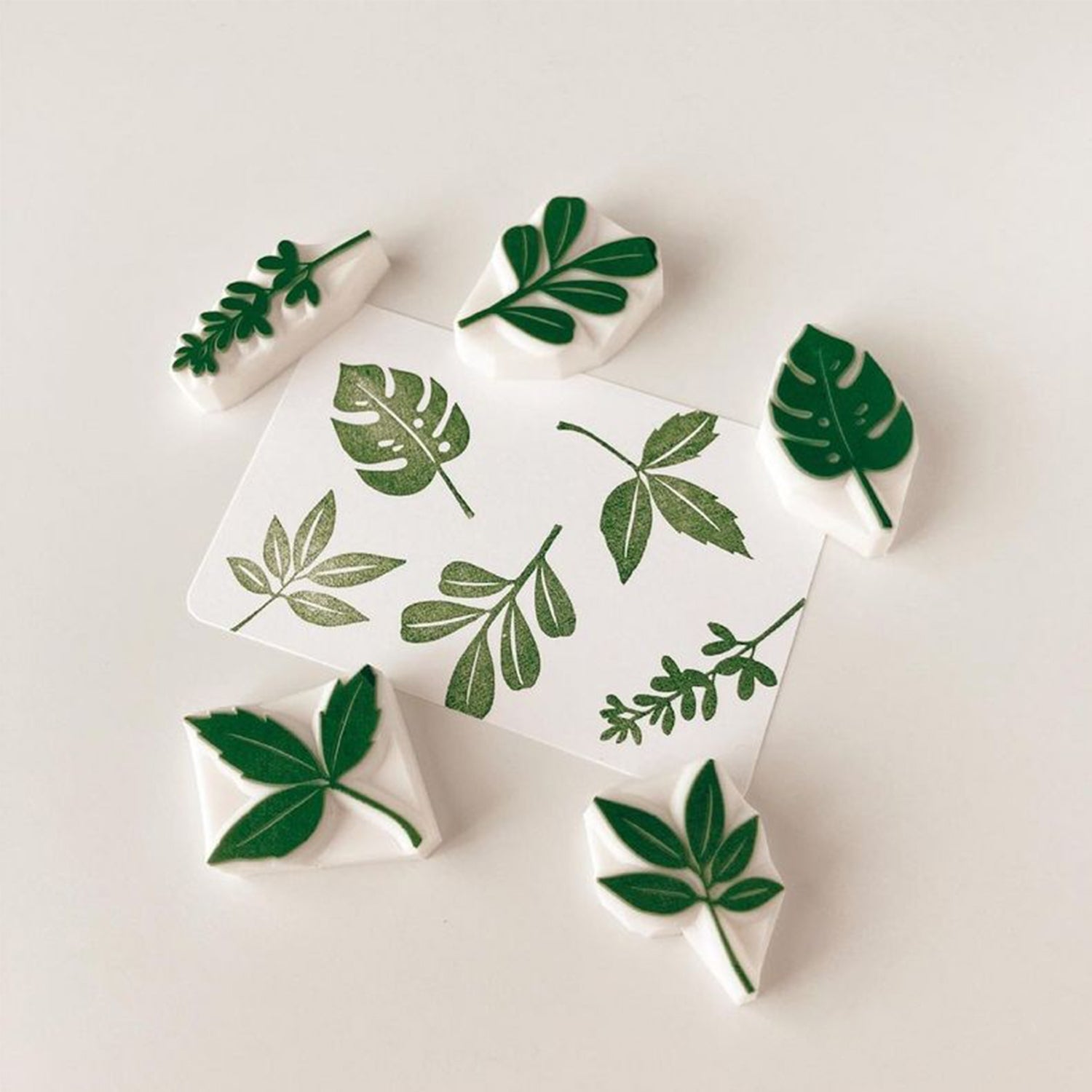 White Square DIY Rubber Stamp Carving Block2