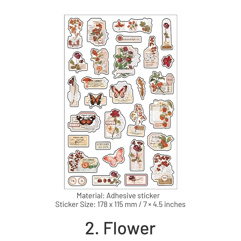 Wild Mountain Plant & Nature Stickers